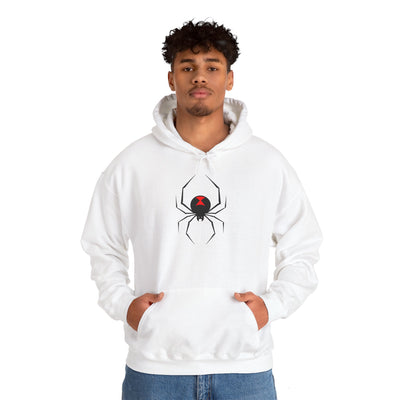 TooLoud Black Widow Spider Design Unisex Hoodie Sweatshirt