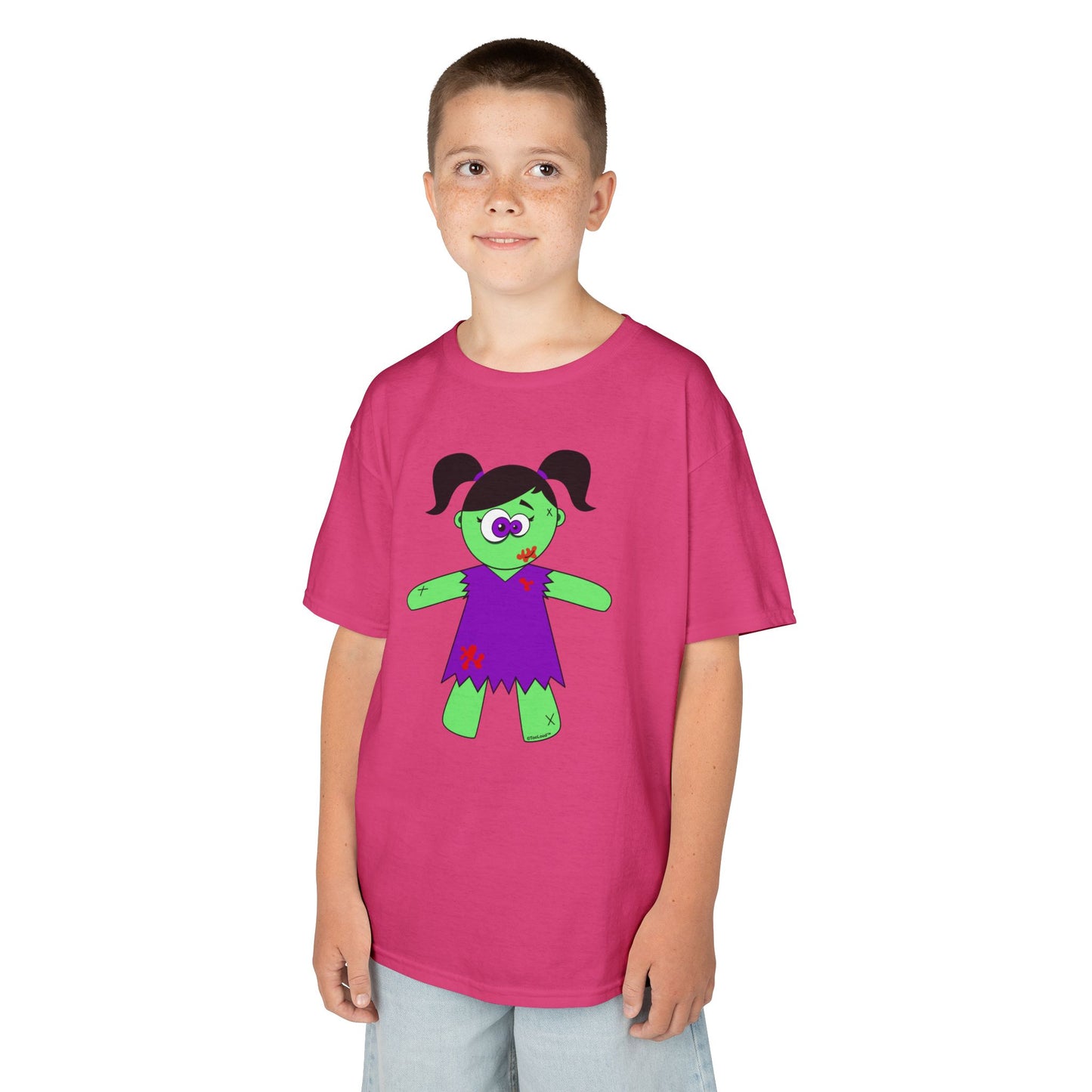 Zombie Girl Halloween Children’s T-Shirt by TOOLOUD