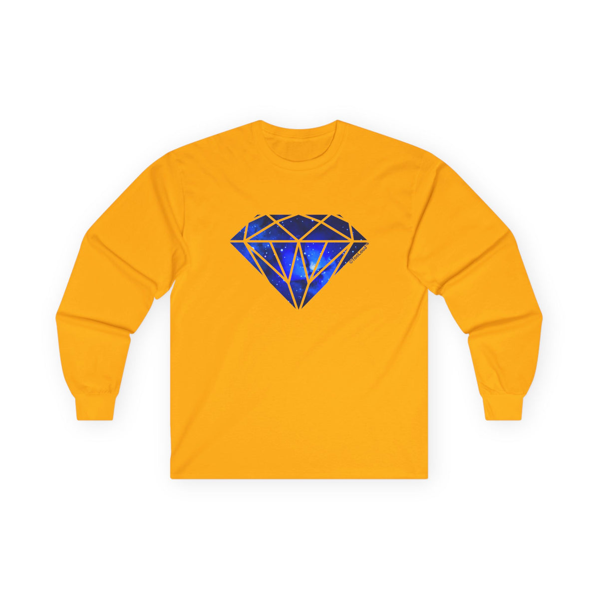 Space Diamond Adult Long Sleeve T-Shirt by TOOLOUD