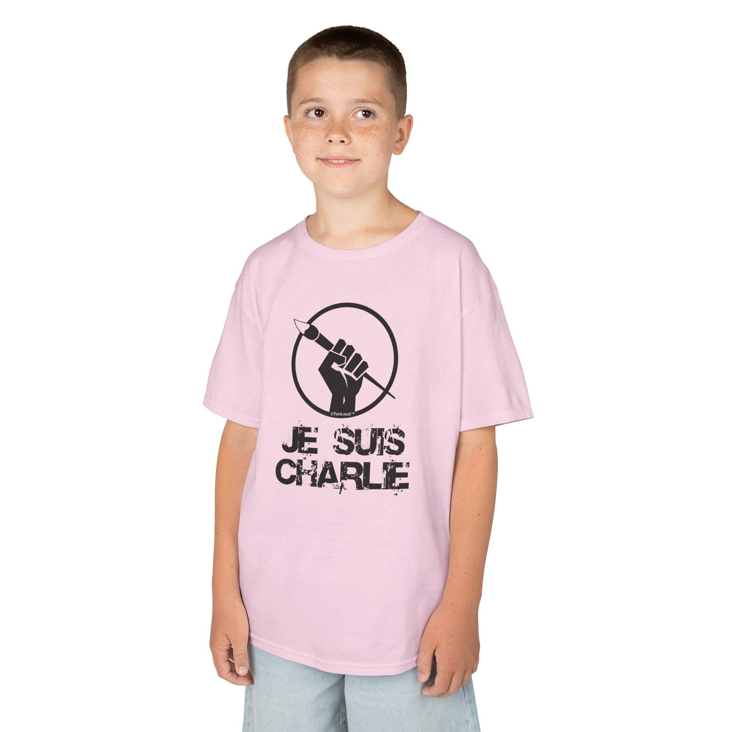 Je Suis Charlie Children's Heavy T-Shirt by TOOLOUD