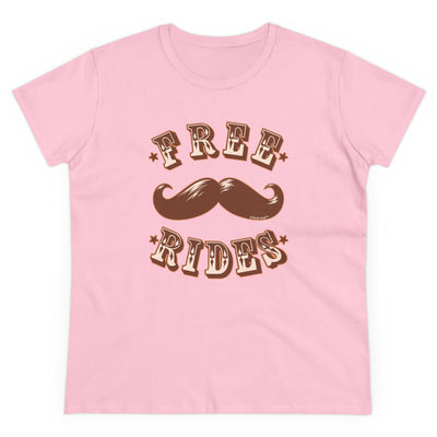 Free Mustache Rides Women's T-Shirt by TOOLOUD