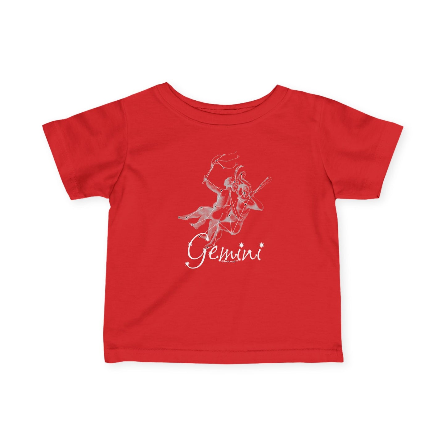 Gemini Constellation Infant Dark T-Shirt by TOOLOUD