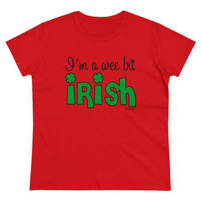 TooLoud I'm A Wee Bit Irish Women's T-Shirt