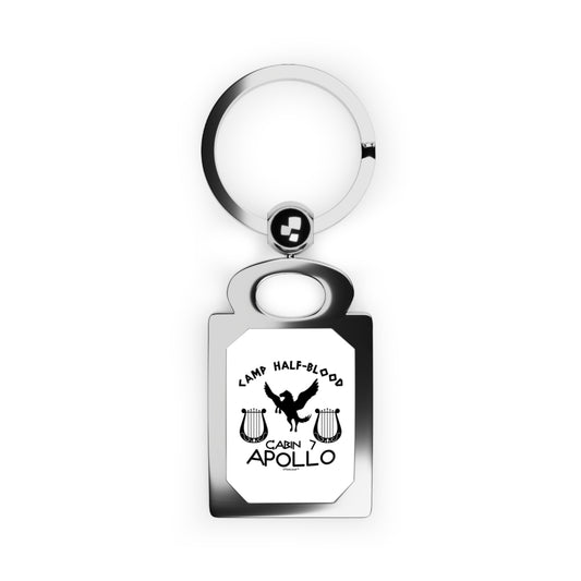 Cabin 7 Apollo Camp Half-Blood Rectangle Keyring Tag by TOOLOUD
