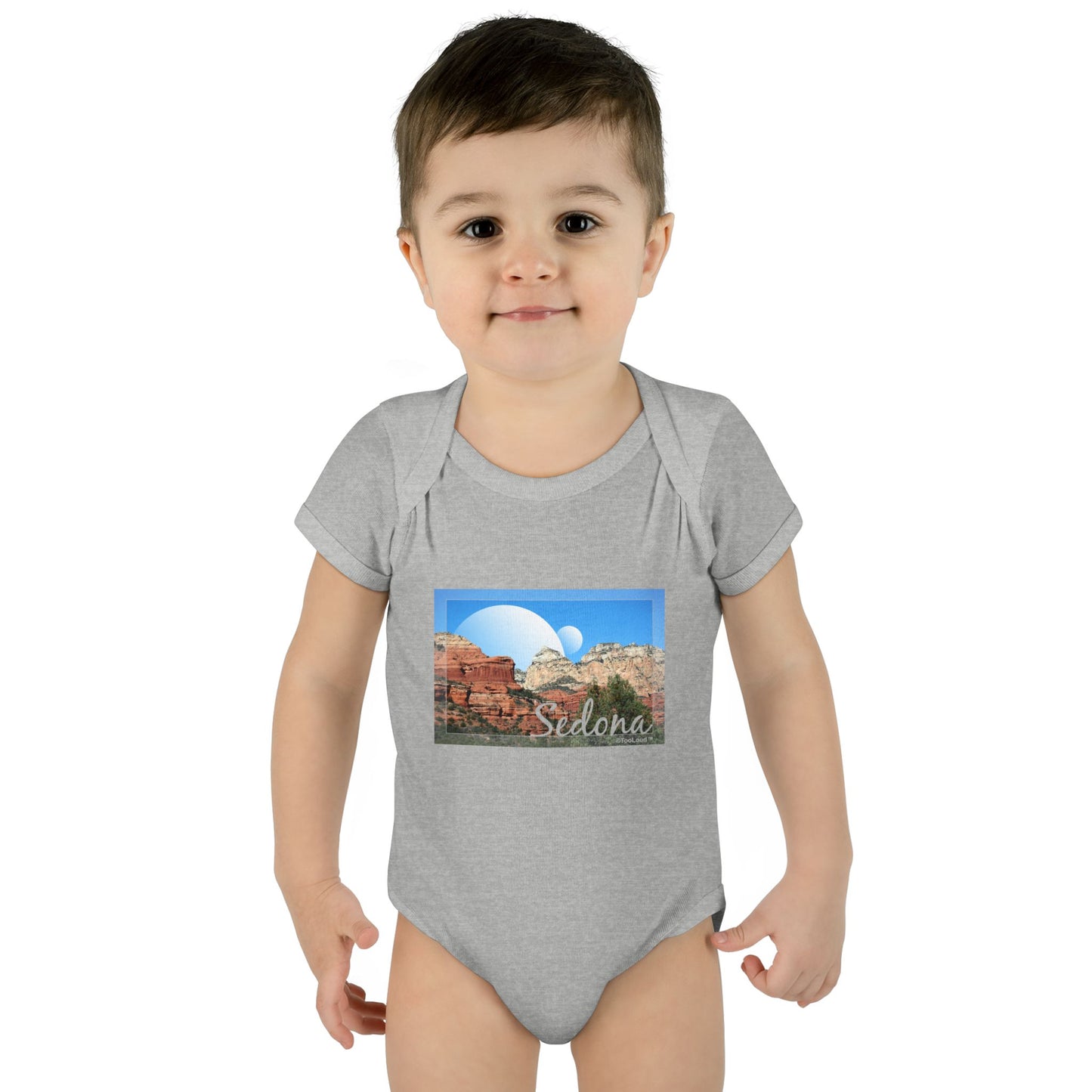 Abstract Sedona Baby Romper Bodysuit by TOOLOUD