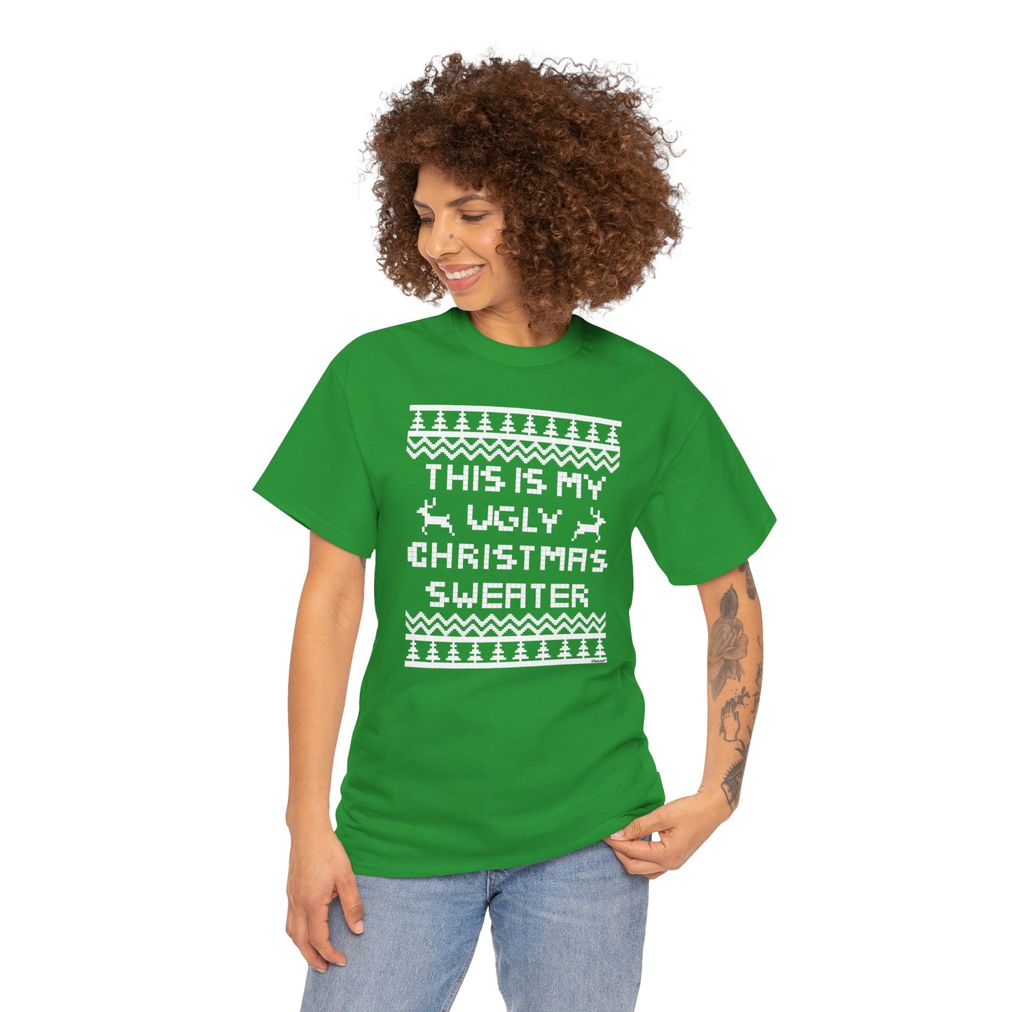 This Is My Ugly Christmas Sweater Women’s Dark T-Shirt by TOOLOUD™