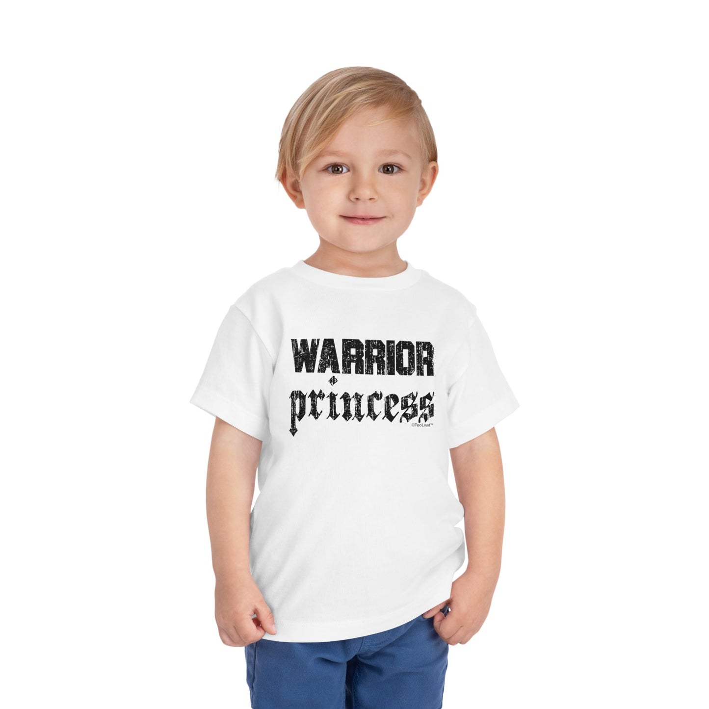 Warrior Princess Script Toddler T-Shirt by TOOLOUD