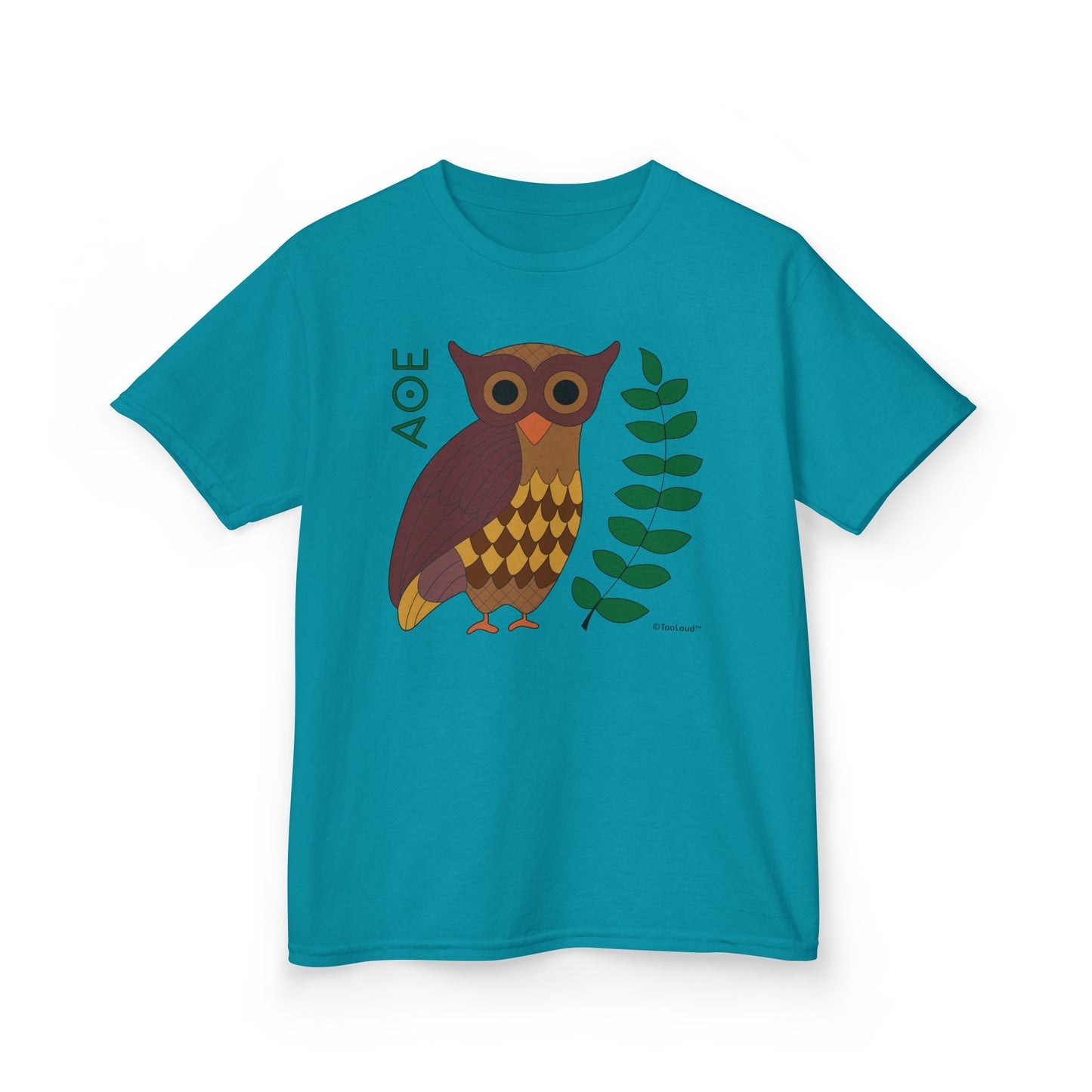 Owl of Athena Children’s T-Shirt by TOOLOUD