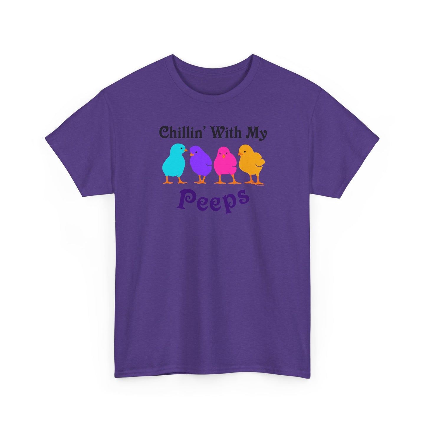 Chillin with My Peeps Easter Unisex T-Shirt by TOOLOUD
