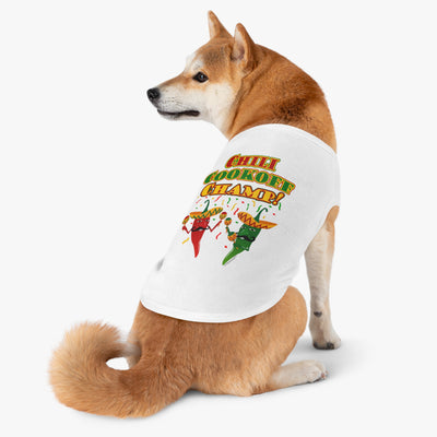 Chili Cookoff Champ! Chile Peppers Dog Shirt