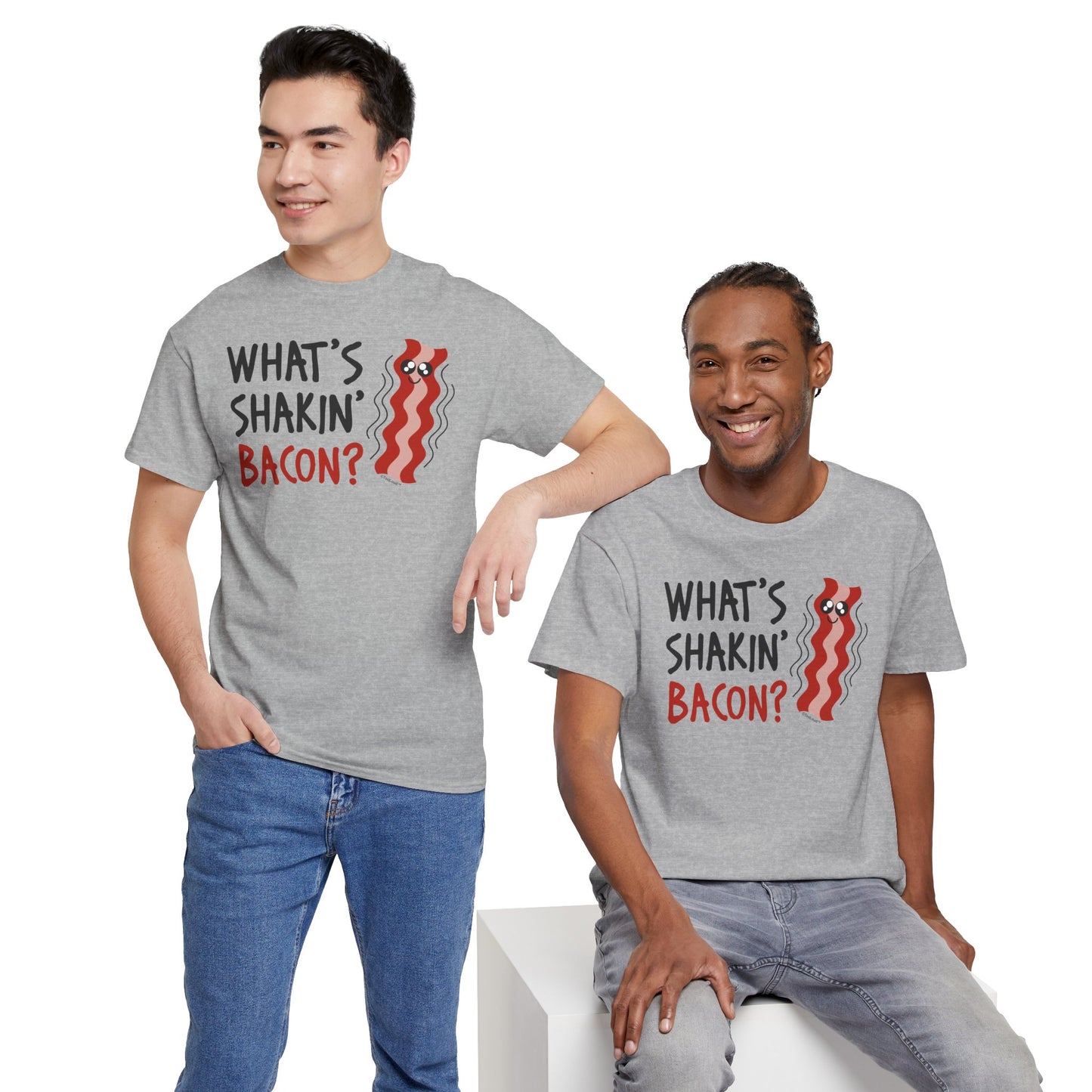 What’s Shakin’ Bacon – Premium Adult T-Shirt by TOOLOUD