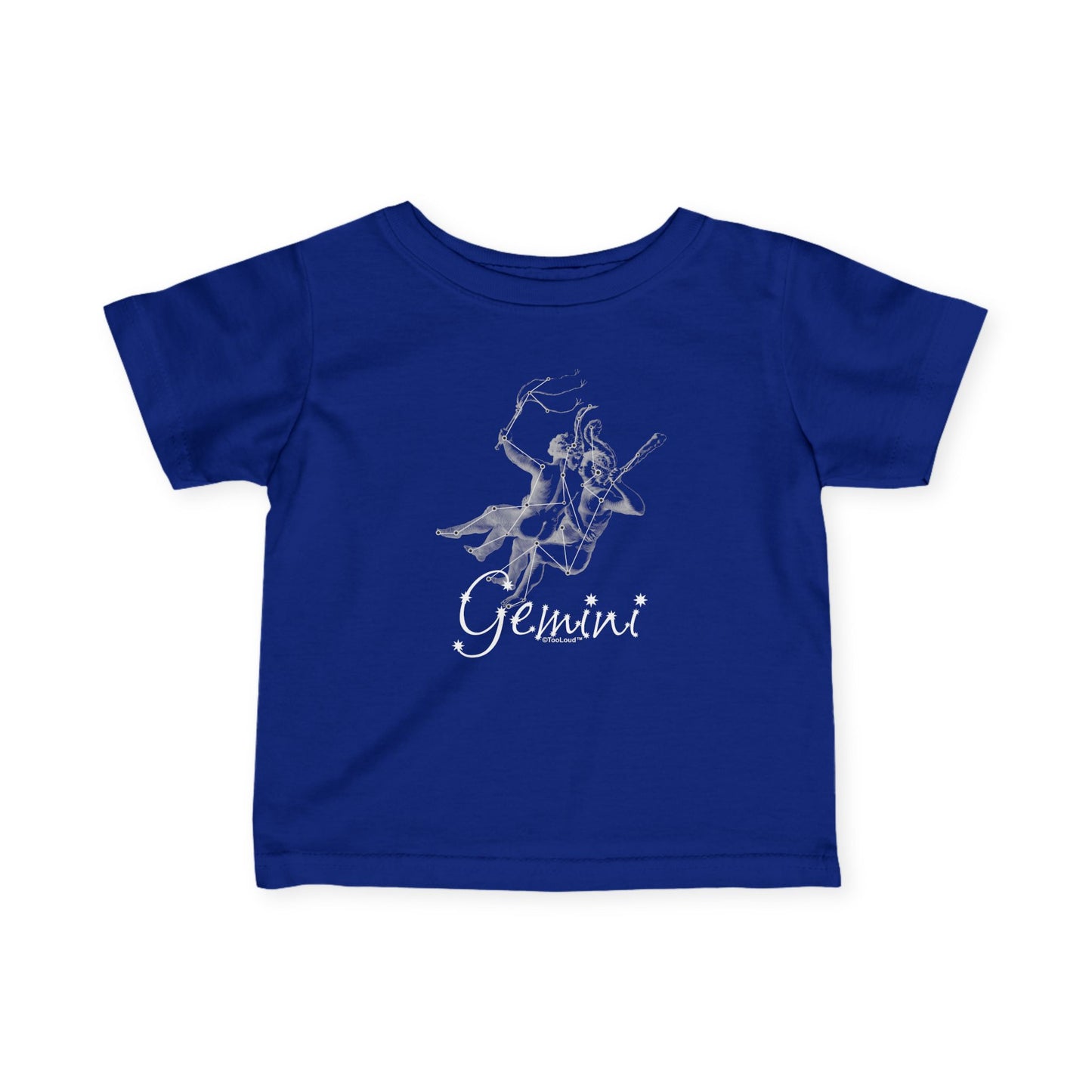 Gemini Constellation Infant Dark T-Shirt by TOOLOUD