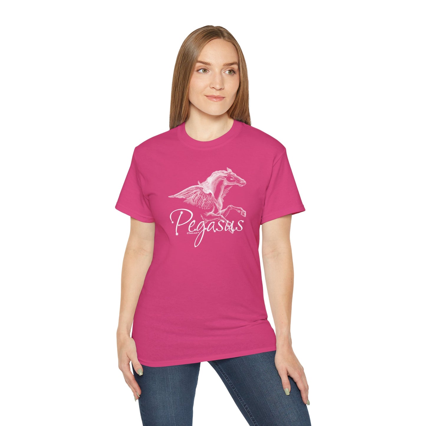Pegasus Illustration Women’s Dark T-Shirt – by TOOLOUD