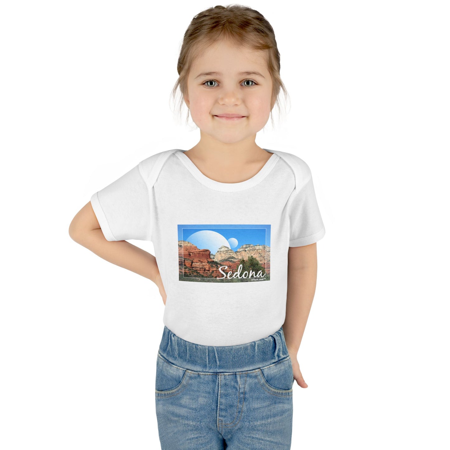 Abstract Sedona Baby Romper Bodysuit by TOOLOUD