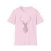 TOOLOUD Majestic Stag Distressed - Premium Adult T-Shirt for the Modern Individual