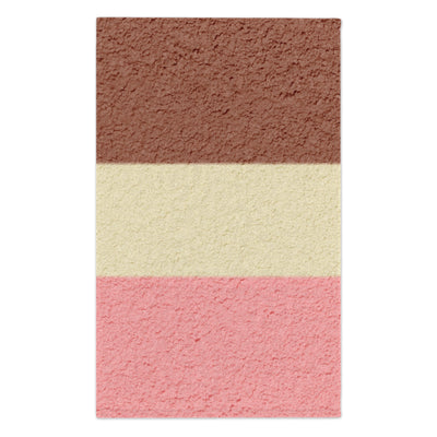 TooLoud Horizontal Neapolitan Ice Cream Micro Terry Rally Sport Towel – 11" x 18"