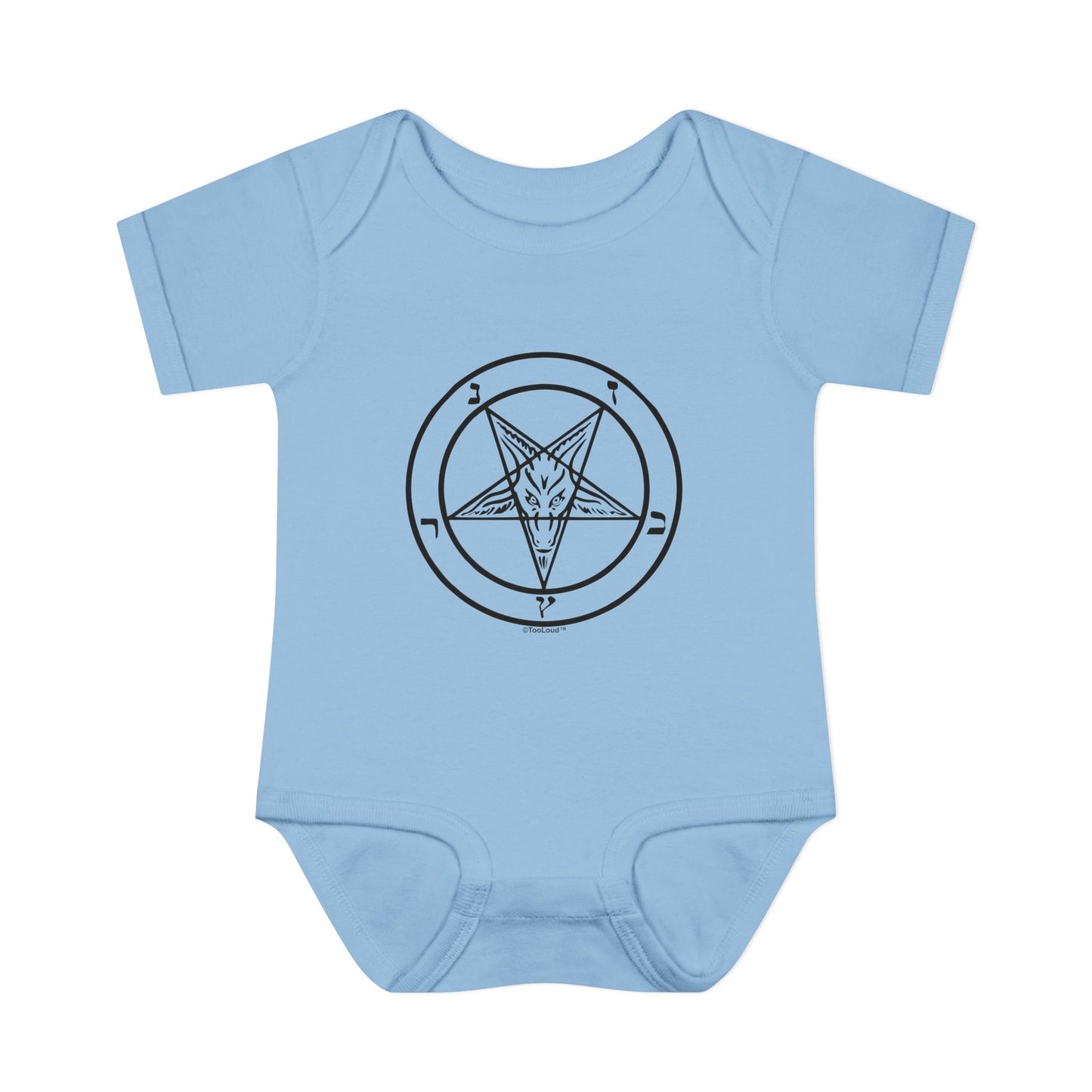 Sigil of Baphomet Baby Romper Bodysuit by TOOLOUD
