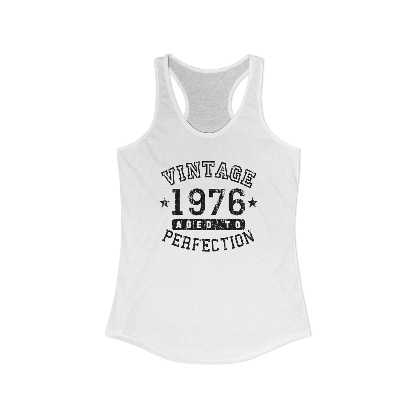 1976 – Vintage Birth Year Women’s Racerback Tank Top by TOOLOUD