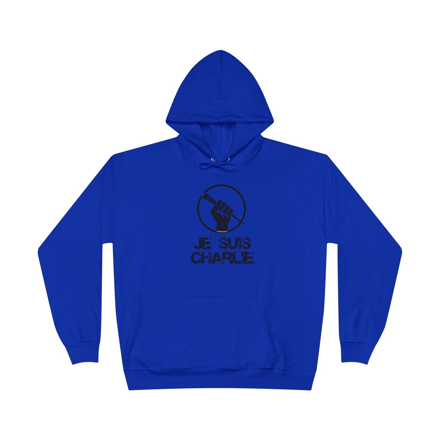 Je Suis Charlie Adult Pullover Hoodie Sweatshirt by TOOLOUD