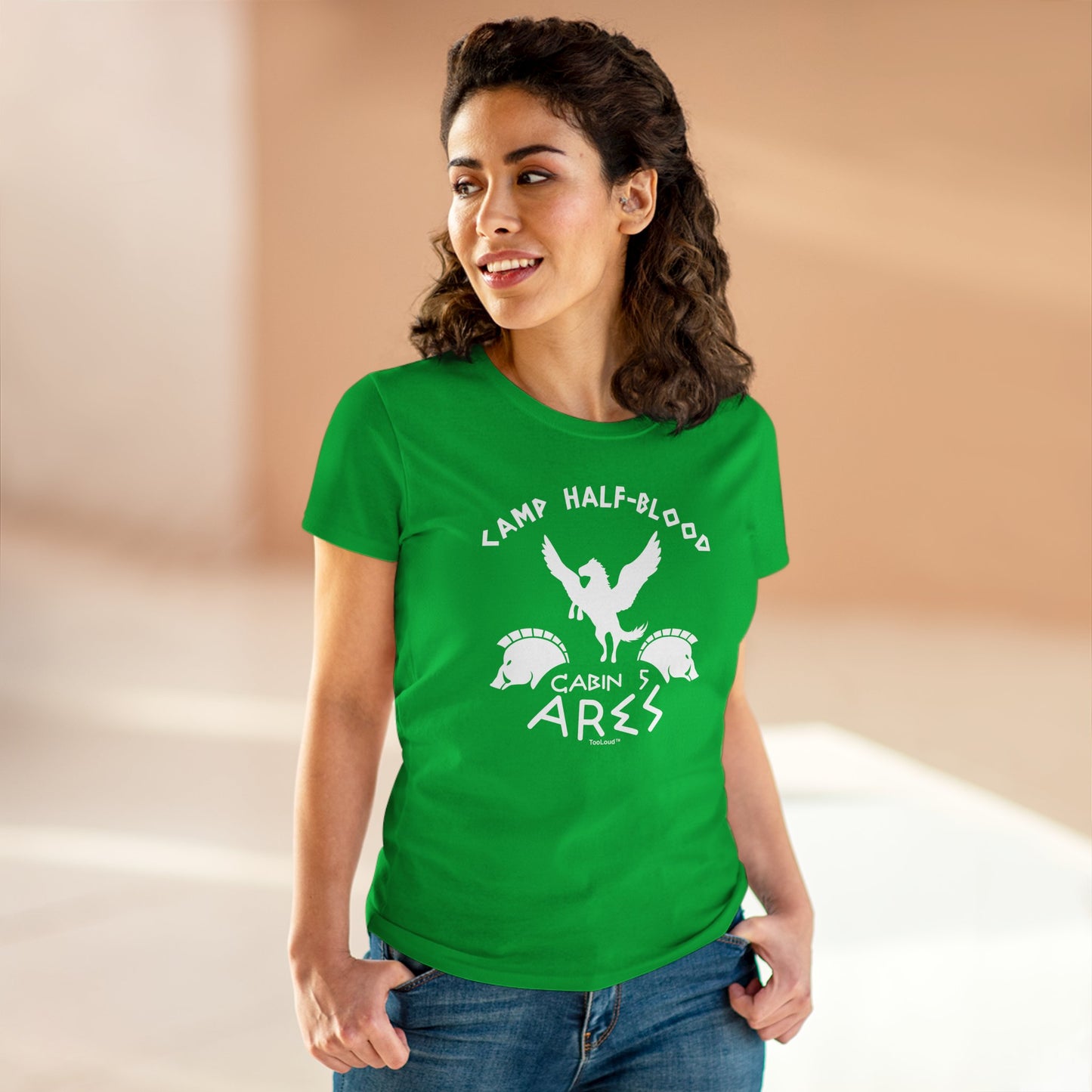 Camp Half Blood Cabin 5 Ares Children’s Dark T-Shirt by TOOLOUD