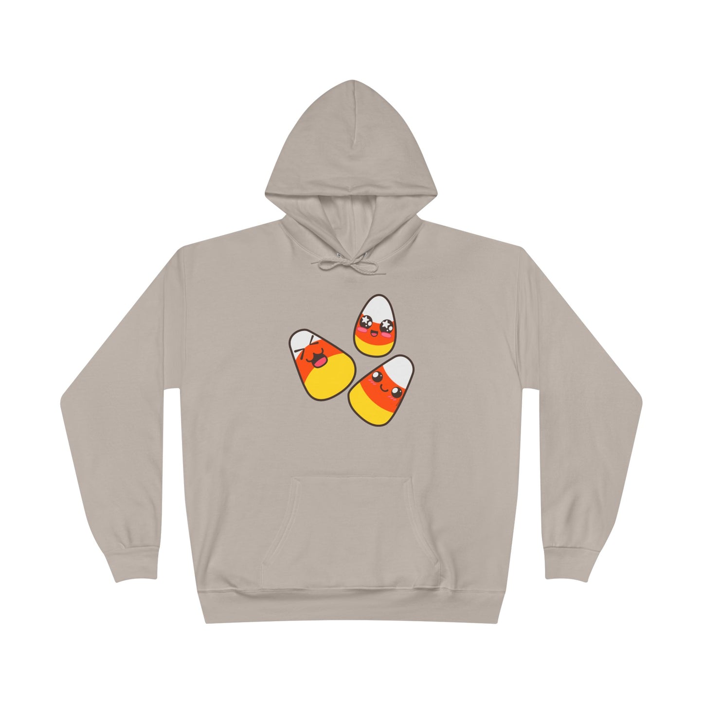 Cute Candy Corn Family Halloween Adult Hoodie Sweatshirt by TOOLOUD
