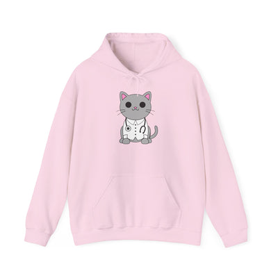 Dr. Cat MD - Cute Cat Design Unisex Hoodie Sweatshirt By TOOLOUD