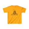 Subdued "Don't Tread On Me" Gadsden Flag Rattlesnake Cotton Children's T-Shirt