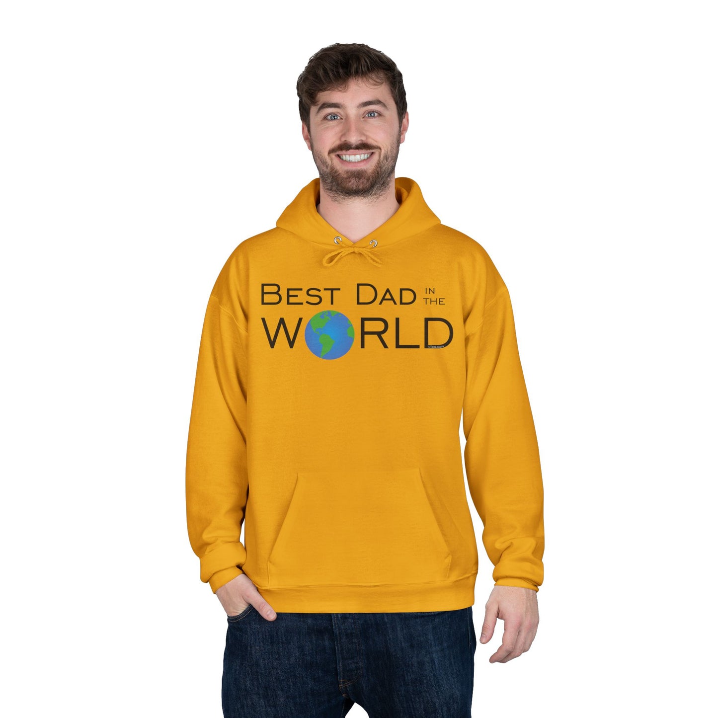 Best Dad in the World – Hoodie Sweatshirt Pullover by TOOLOUD