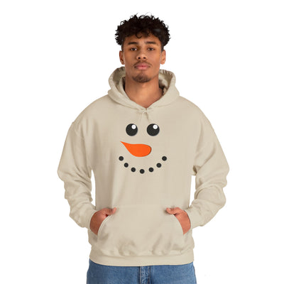 TOOLOUD Snowman Face Christmas Adult Unisex Hoodie Sweatshirt