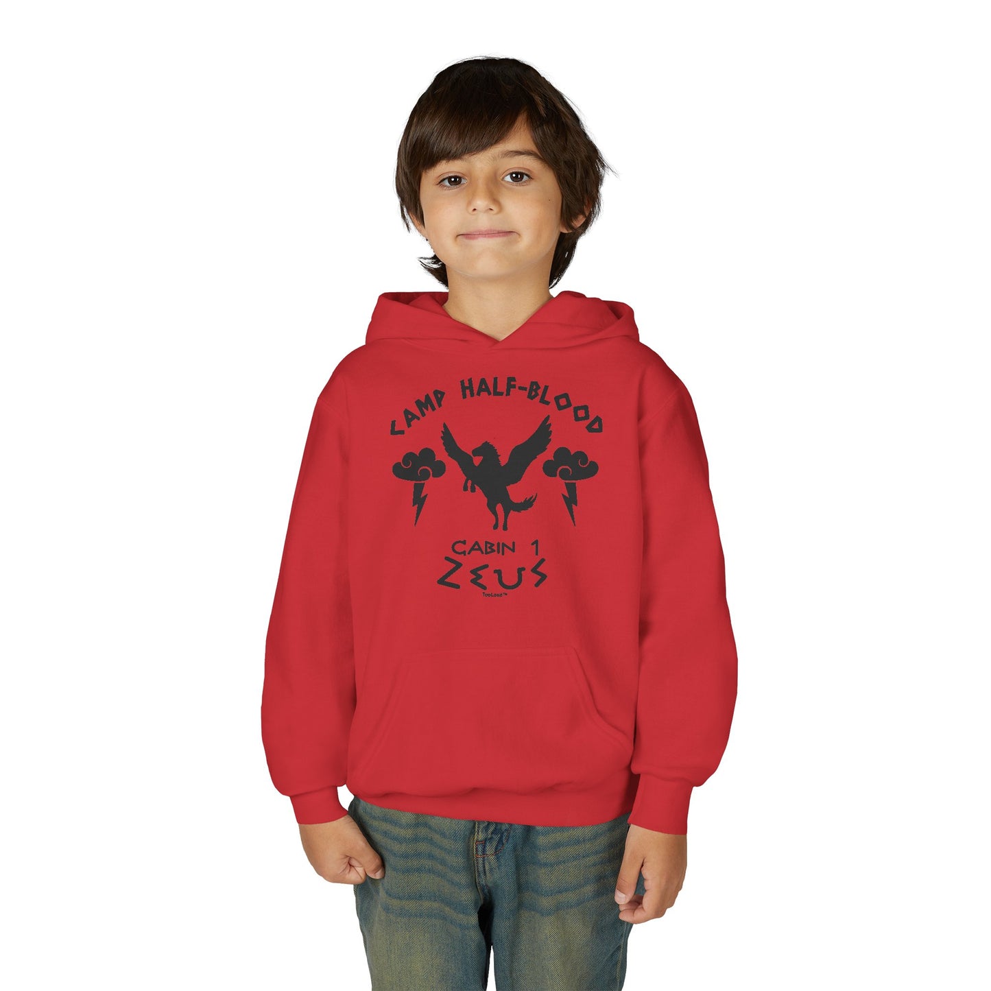 Camp Half Blood Cabin 1 Zeus Youth Children's Hoodie by TOOLOUD