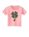 3D Style Celtic Knot 4 Leaf Clover Toddler T-Shirt-Toddler T-Shirt-TooLoud-Candy-Pink-2T-Davson Sales
