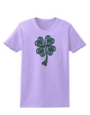 3D Style Celtic Knot 4 Leaf Clover Womens T-Shirt-Womens T-Shirt-TooLoud-Lavender-X-Small-Davson Sales