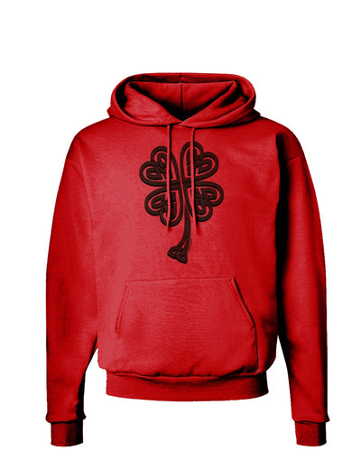 3D Style Celtic Knot 4 Leaf Clover Hoodie Sweatshirt-Hoodie-TooLoud-Red-Small-Davson Sales