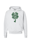 3D Style Celtic Knot 4 Leaf Clover Hoodie Sweatshirt-Hoodie-TooLoud-White-Small-Davson Sales