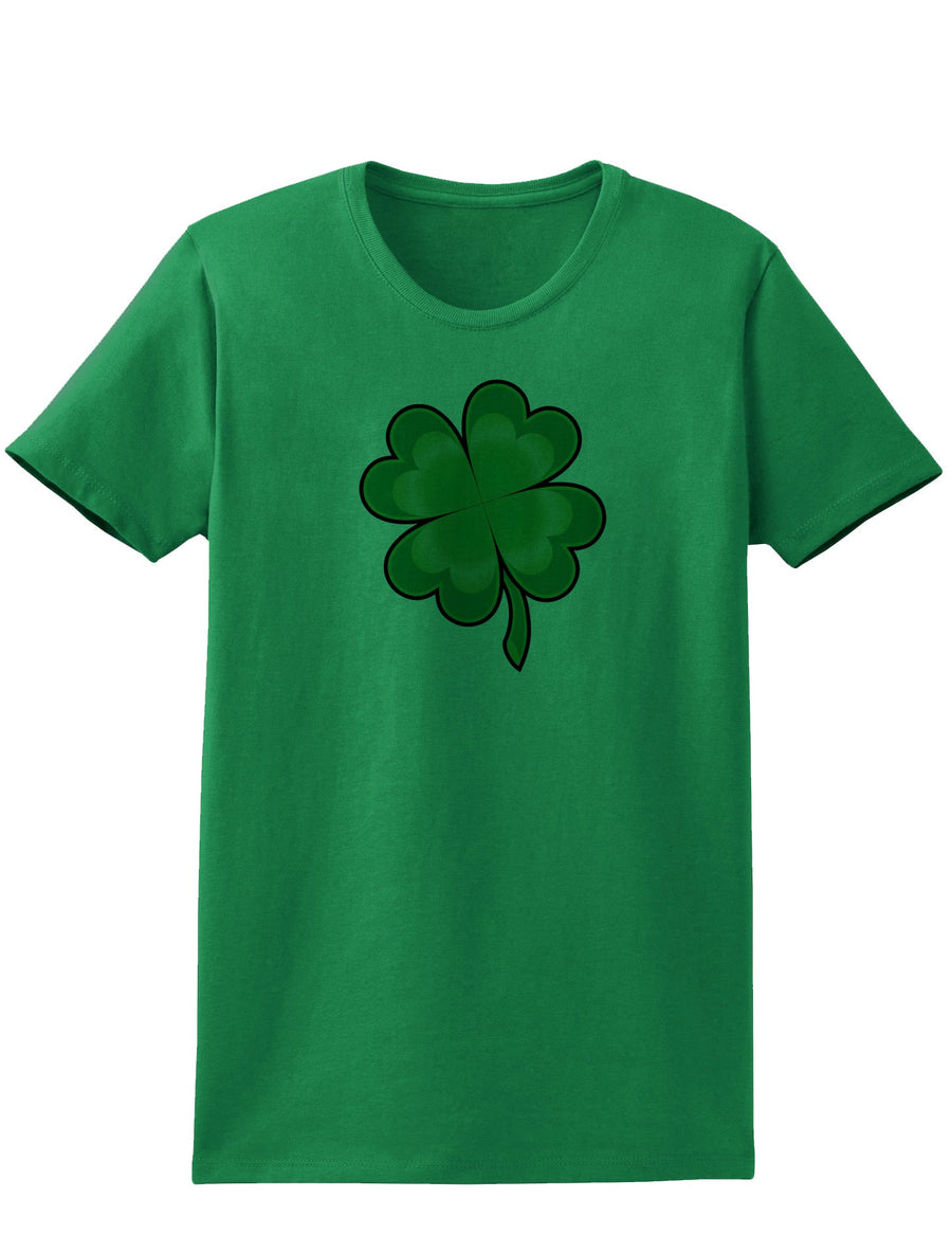 4 Leaf Clover Shamrock Adult Womens St. Patrick's Day T-Shirt-TooLoud-Ash Gray-Small-Davson Sales