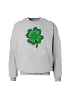4 Leaf Clover Shamrock St. Patrick's Day Sweatshirt-Sweatshirts-TooLoud-Ash Gray-Small-Davson Sales