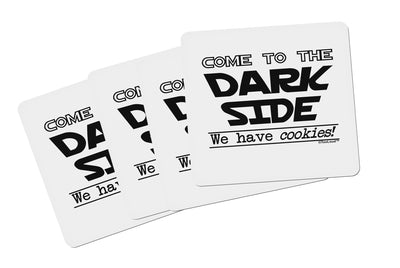 Come To The Dark Side - Cookies 4x4 inch Square Sticker-Stickers-TooLoud-4-Pc-Davson Sales