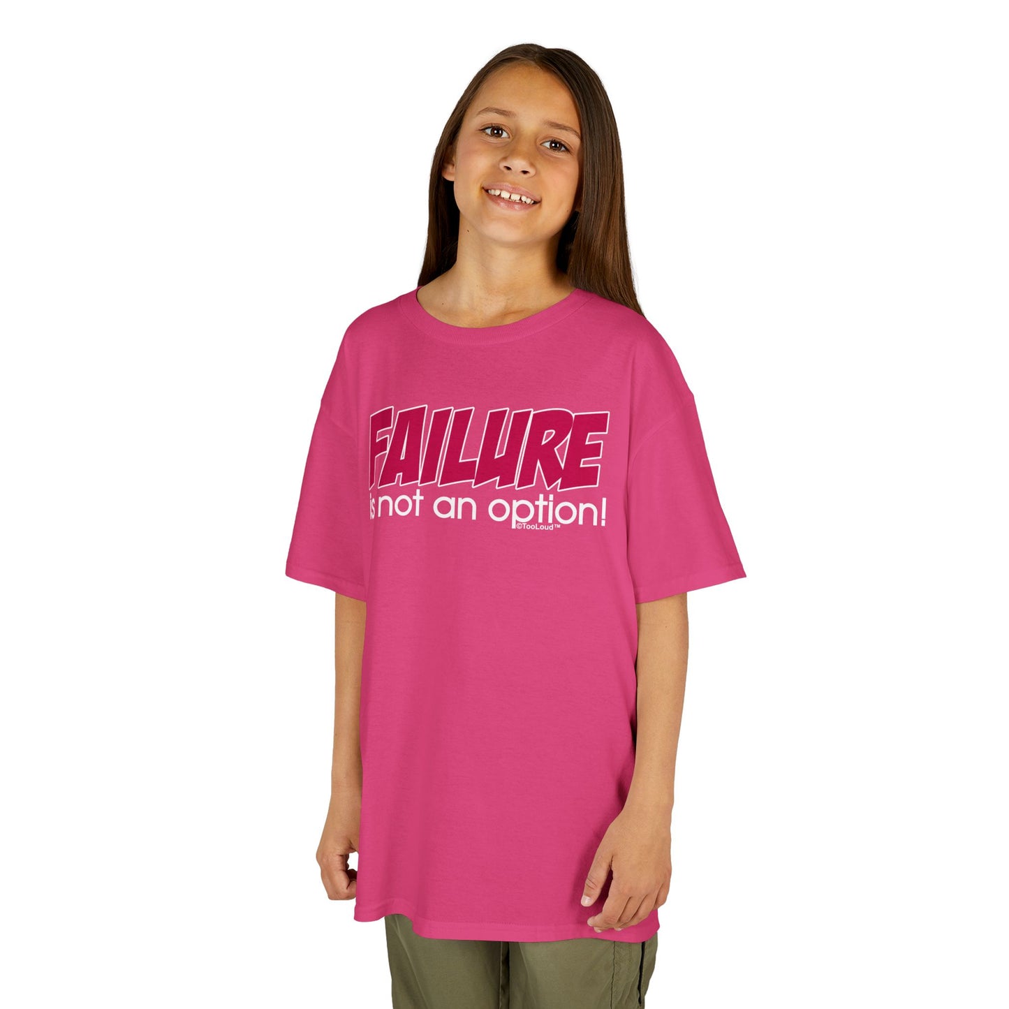 Failure Is Not an Option Children’s Dark T-Shirt by TOOLOUD