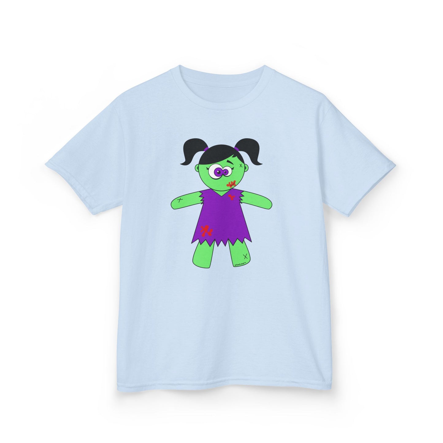 Zombie Girl Halloween Children’s T-Shirt by TOOLOUD