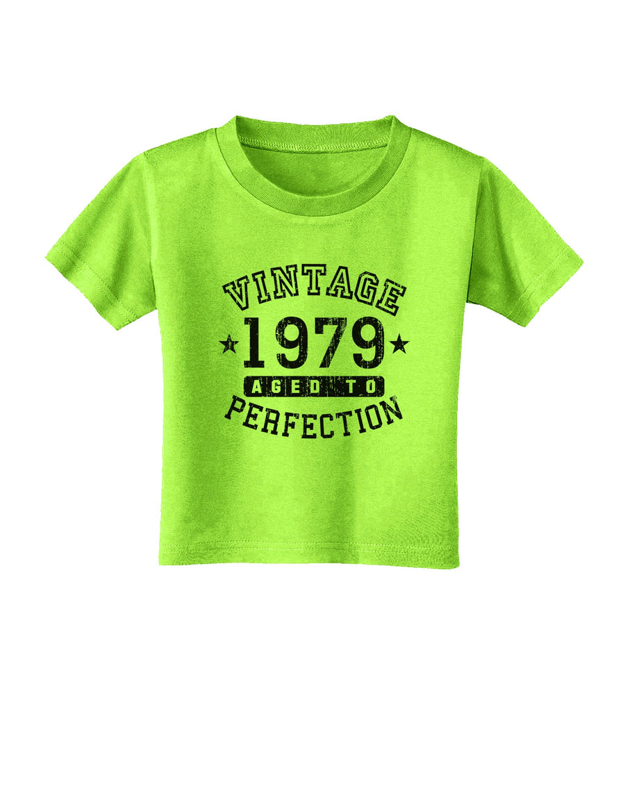 40th Birthday Vintage Birth Year 1979 Toddler T-Shirt by TooLoud-TooLoud-White-2T-Davson Sales