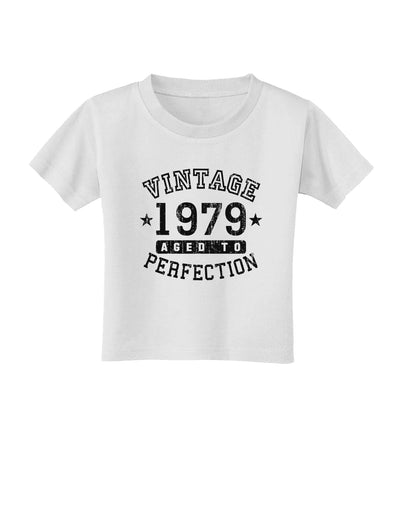 40th Birthday Vintage Birth Year 1979 Toddler T-Shirt by TooLoud-TooLoud-White-2T-Davson Sales