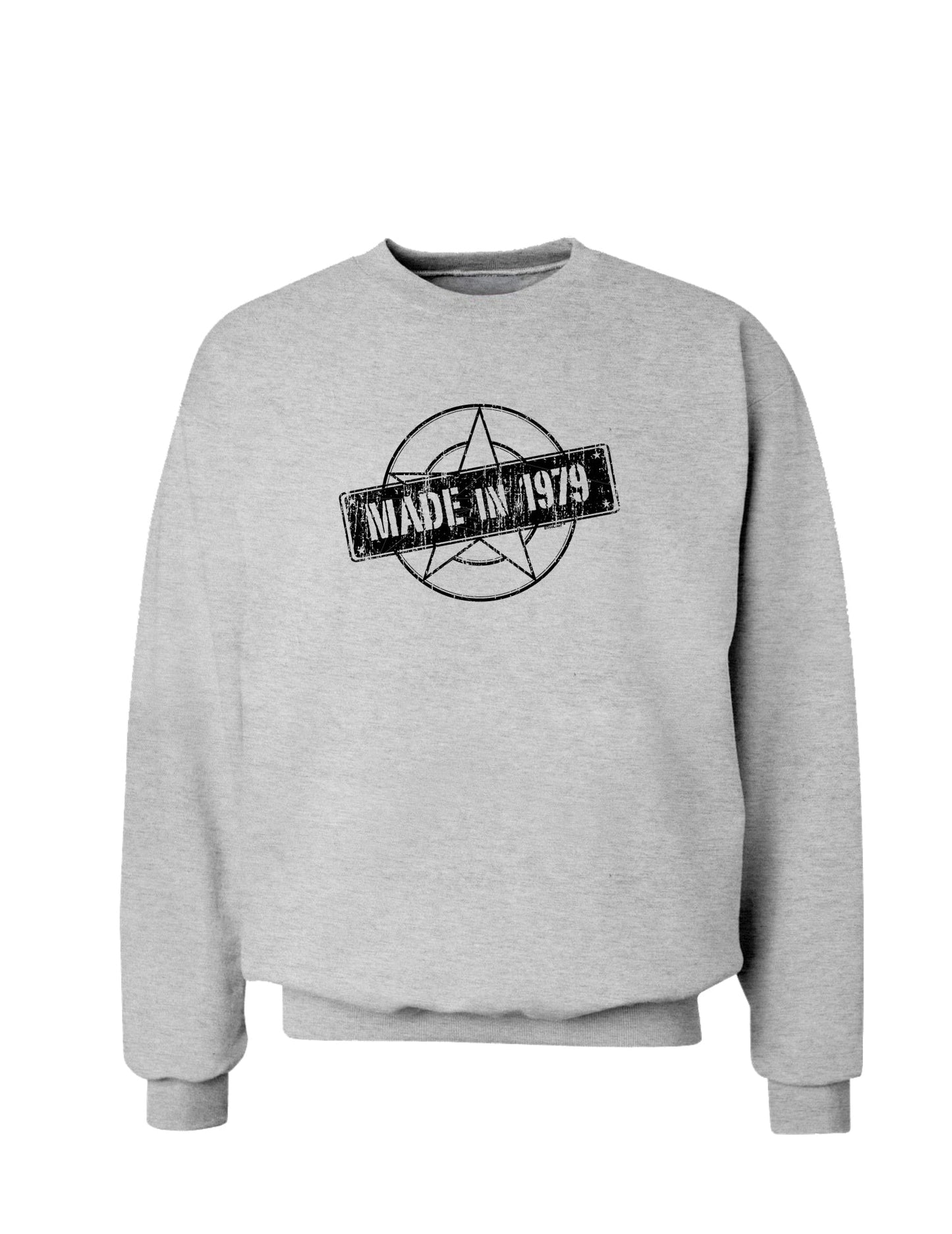 40th Birthday Gift Made in 1979 Sweatshirt by TooLoud-TooLoud-AshGray-Small-Davson Sales