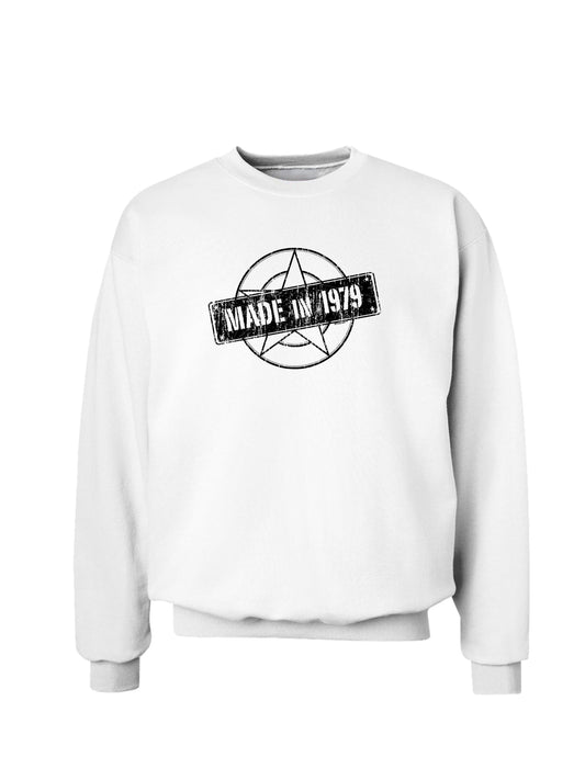 40th Birthday Gift Made in 1979 Sweatshirt by TooLoud-TooLoud-White-Small-Davson Sales