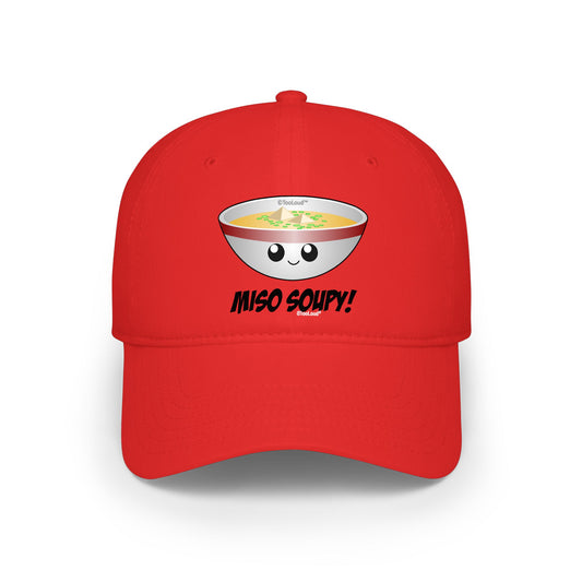 Miso Soupy – Cute Miso Soup Bowl Adult Baseball Cap Hat by TOOLOUD