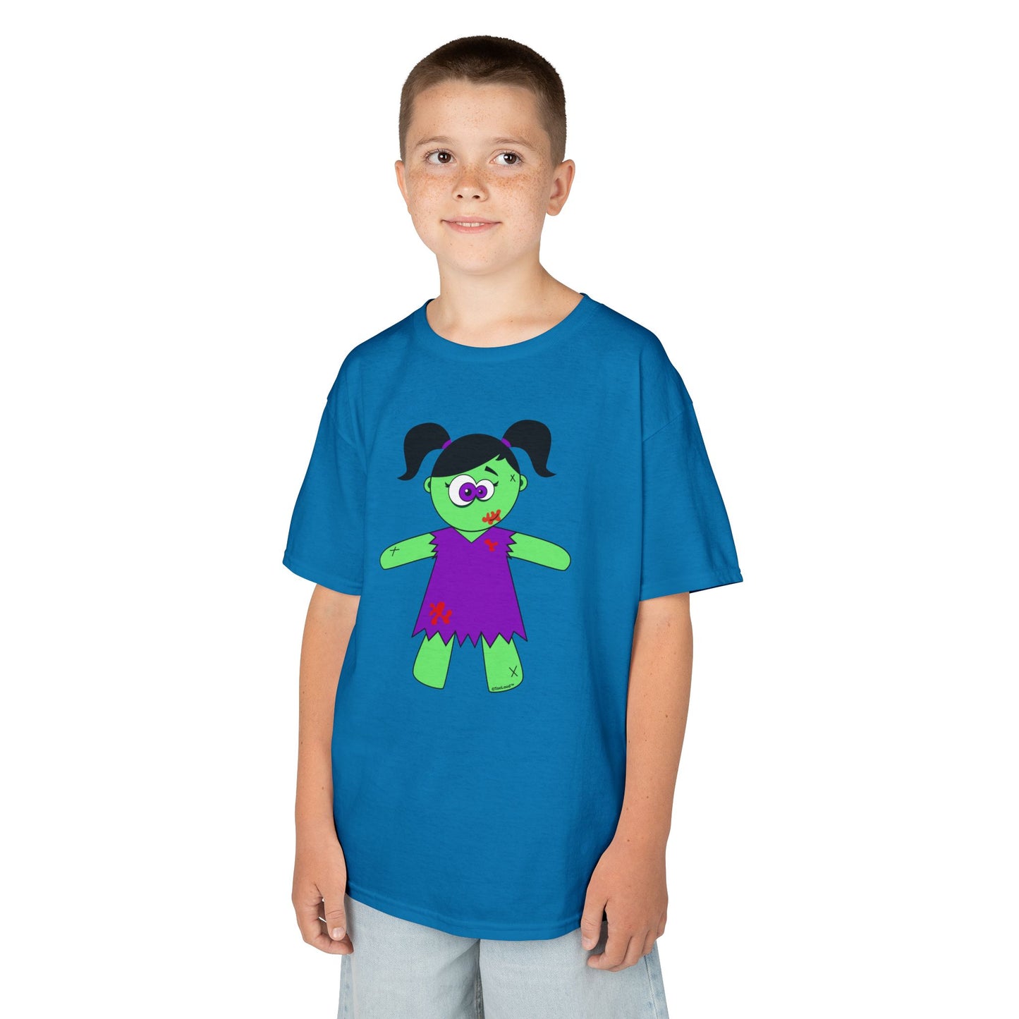 Zombie Girl Halloween Children’s T-Shirt by TOOLOUD