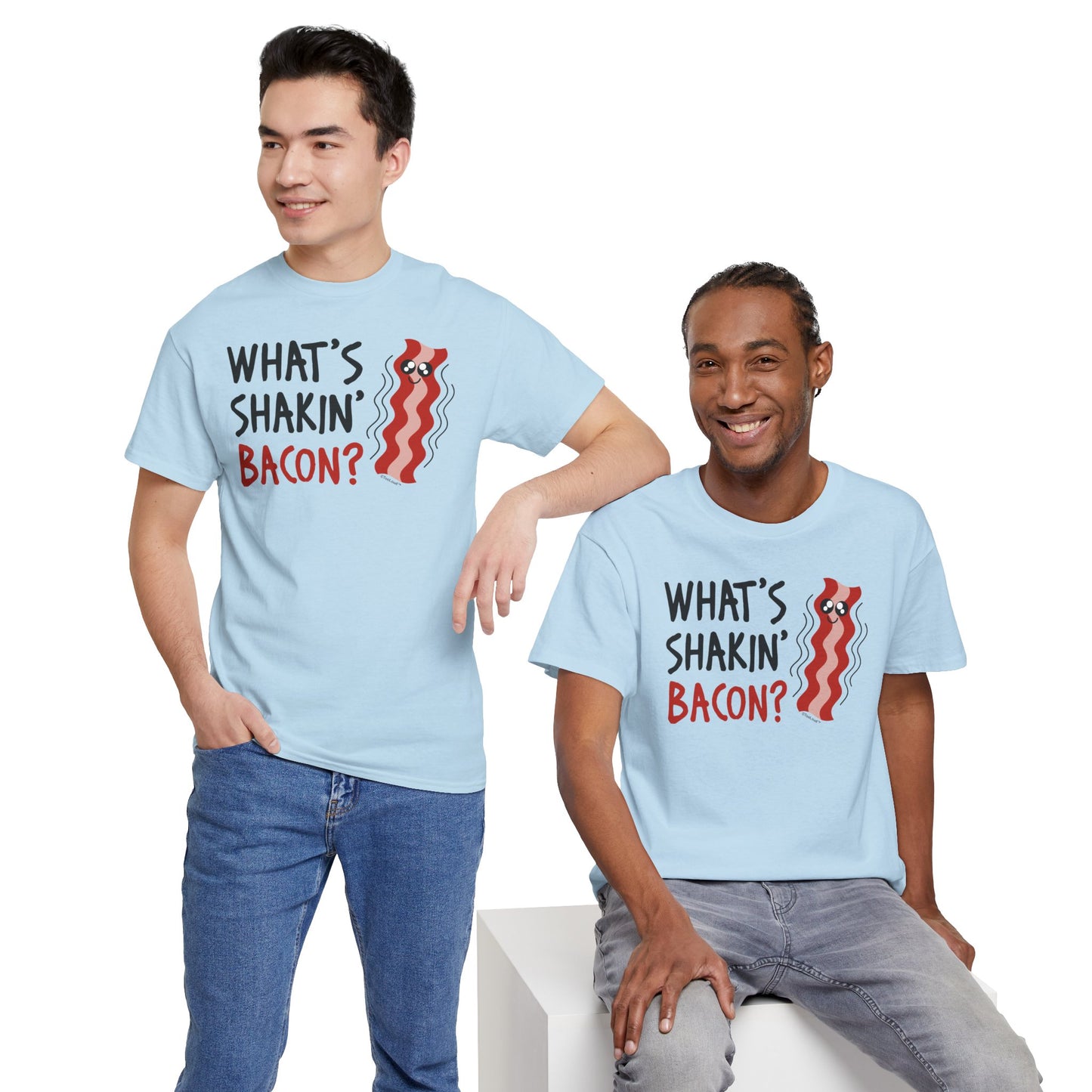 What’s Shakin’ Bacon – Premium Adult T-Shirt by TOOLOUD