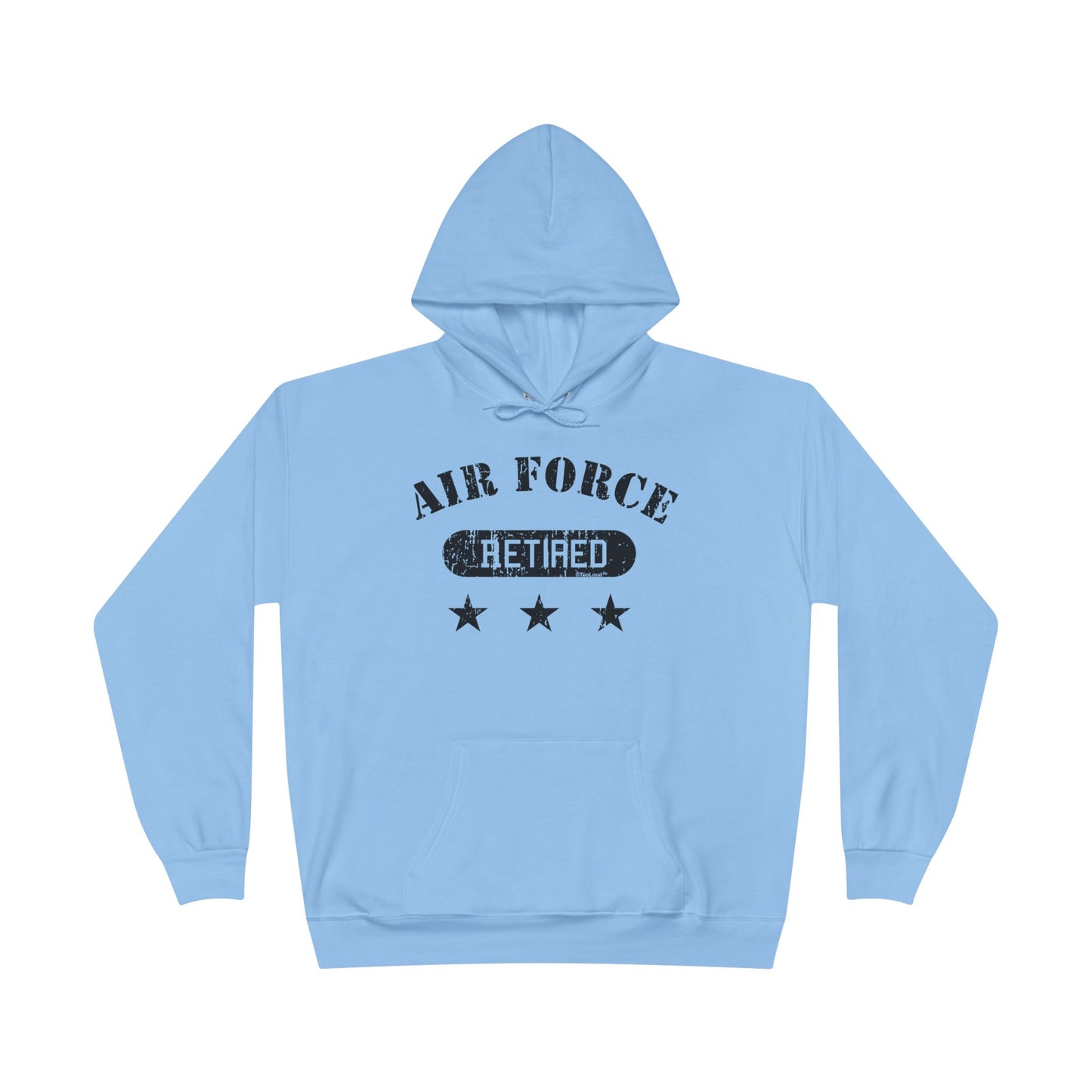 Retired Air Force Adult Hoodie Sweatshirt by TOOLOUD