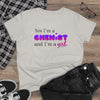 TooLoud Yes I Am a Chemist Girl Women's T-Shirt