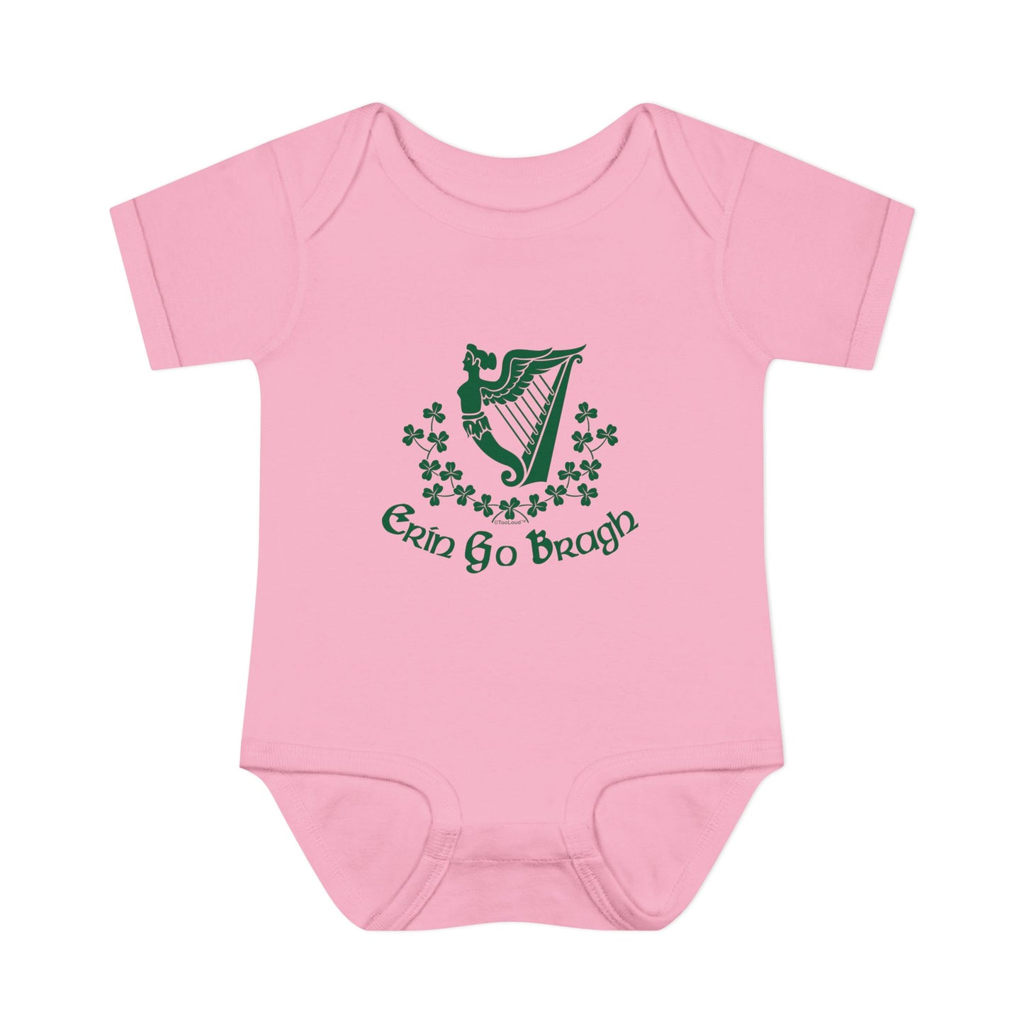 Erin Go Bragh Ireland Forever Baby Romper Bodysuit by TOOLOUD