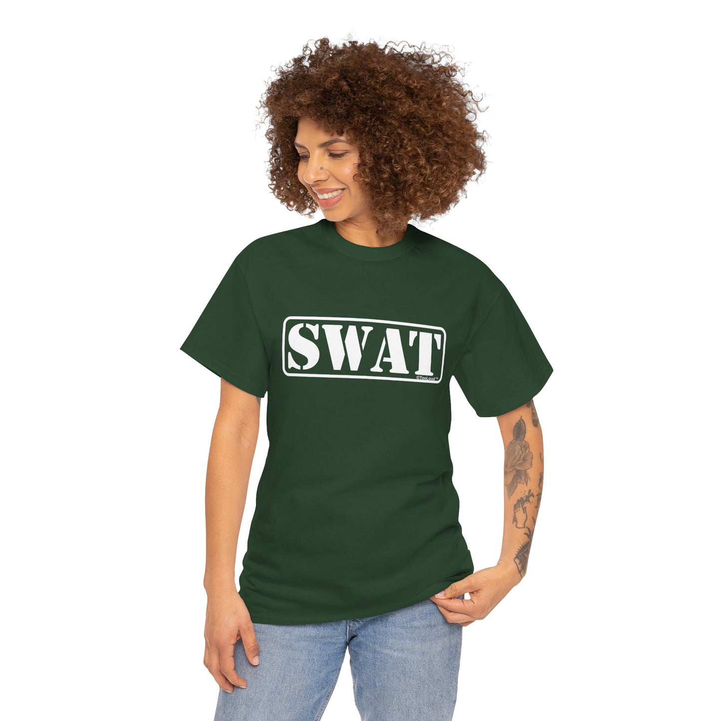 SWAT Team Logo – Text #2 Women’s Dark T-Shirt by TOOLOUD™